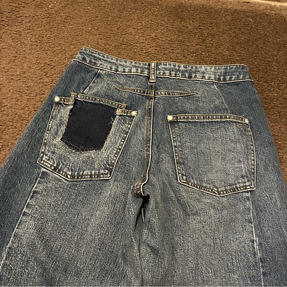 Anthropologie Pilcro The Darien Paneled Wide Leg Flare Jeans - Picture 11 of 11